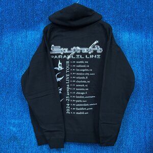 aespa SYNK Parallel Line World Tour Dates Zip-Up Hoodie XL